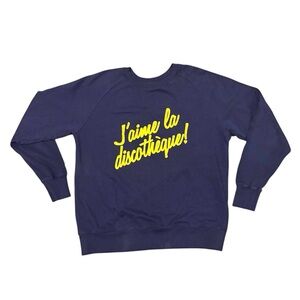 Organic Cotton Sweatshirt - Navy